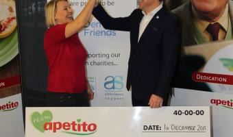 Apetito meets £40,000 fundraising target a month early