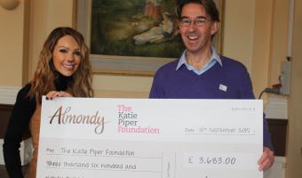 Almondy raises over £3,500 for Katie Piper Foundation