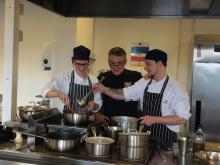 Kendal College students treated to tutoring from The Boho Chef