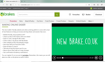 Food wholesalers Brakes announces new website 