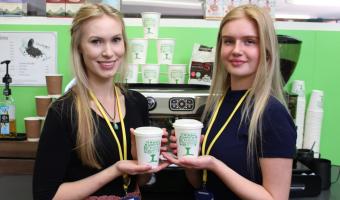 HCL hertfordshire catering hitching girls school compostable cups