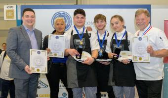 Marta Sagan, George Oakes and Jack Georgiou win Country Range Student Chef Challenge 