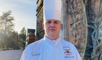 James St Claire-Jones, Executive Head Chef at Hoarcross Hall Hotel & Spa and member of the British Army Culinary Arts team