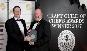 Harry Lomas MBE BEM FIH at The Craft Guild of Chefs Awards