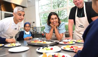 TV chefs join London Mayor to celebrate second year of free school meals initiative