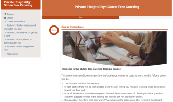 coeliac uk gluten free online training