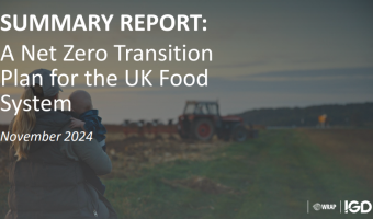 IGD releases Net Zero Transition Plan for UK Food System report 