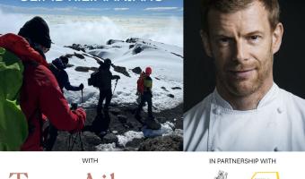 Only A Pavement Away patron Tom Aikens launches Climb Kilimanjaro Challenge