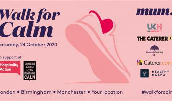 walk for calm hospitality mental health wellbeing charity fundraising