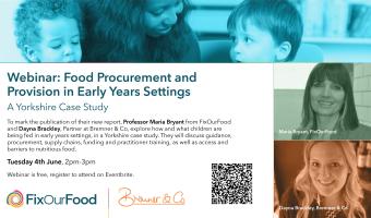 Fix Our Food to host webinar on food procurement