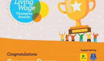 Compass secures Living Wage Champion Award  
