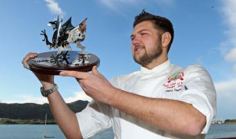 Harry Osbourne, winner of last year’s Junior Chef of Wales contest  