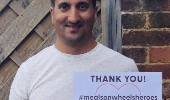 Neel Radia, Meals on Wheels project lead for the NACC