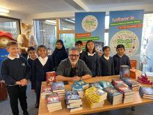 David Baddiel visited Central Park School in London