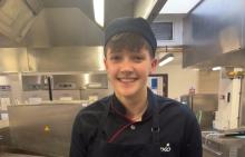 Sodexo shares case study of apprentice chef Izzy Kite