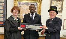 Entrepreneur Tevin Tobun receives Freedom of the City of London 