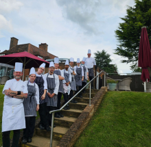 Hertfordshire catering students take over kitchen for fundraising event