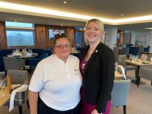 Executive chef Gemma Amor and head of hospitality Jo Smith 