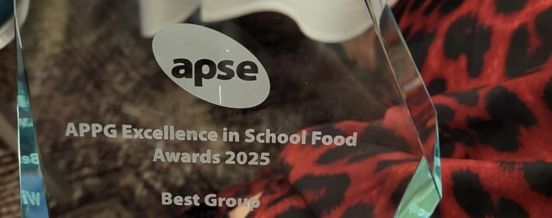 Shire Services celebrate success at Excellence in School Food Awards