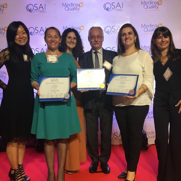 LSG Sky Chefs celebrating QSAI awards