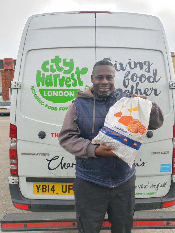 Acton Homeless Concern accepting a delivery Lamb Weston helps charity feed Londoners