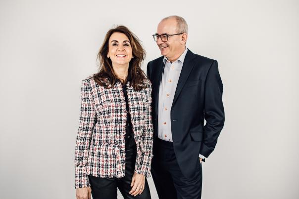 (L-R) Wilson Vale co-founders, Carolyne Vale and Andrew Wilson