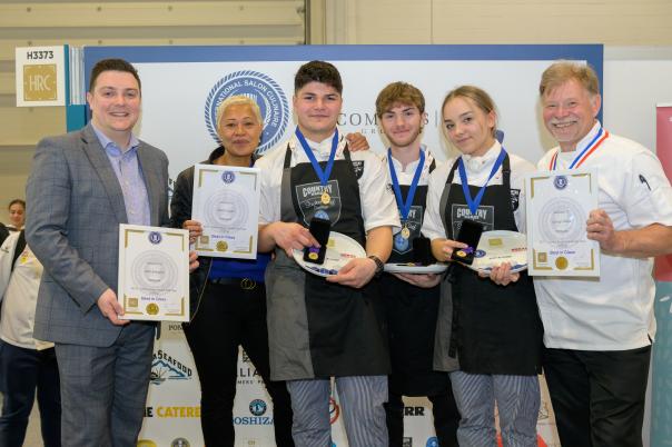 Marta Sagan, George Oakes and Jack Georgiou win Country Range Student Chef Challenge 