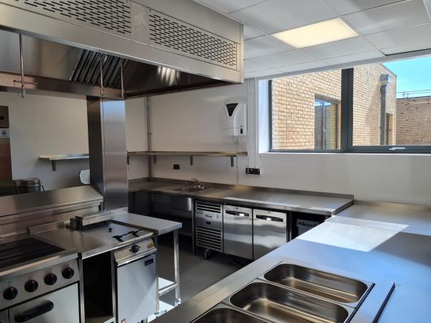 shine catering new bromley school kitchen