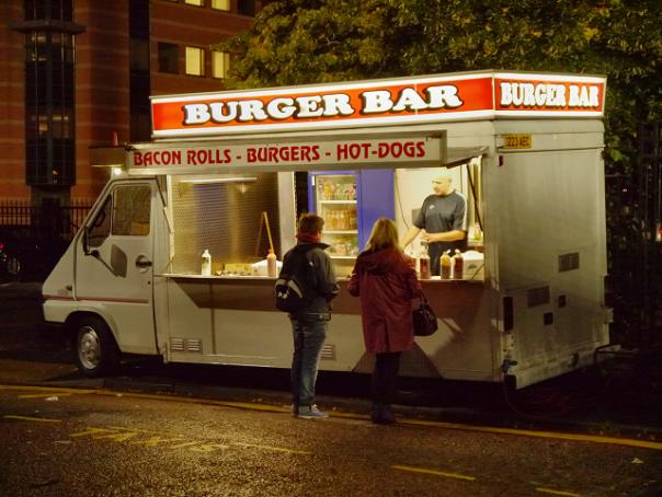 Burger van owners take local council to court over schools ban