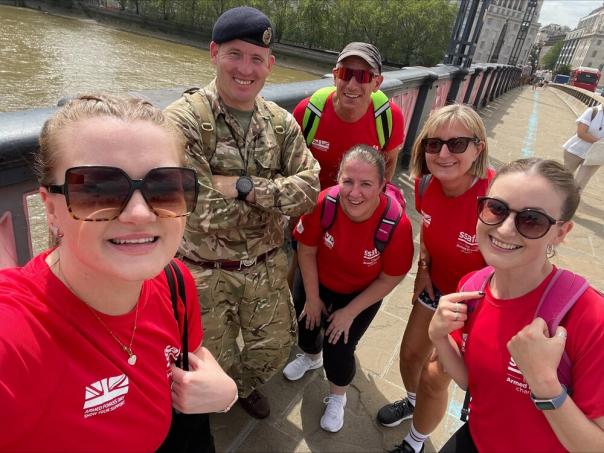 Sodexo Stop Hunger support for Armed Forces charity reaches £500,000