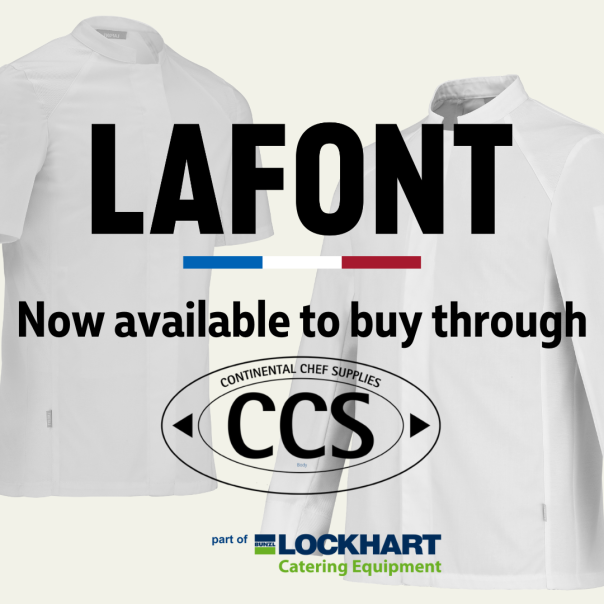 Lockhart Catering Equipment partners with Lafont to create chefs jacket  