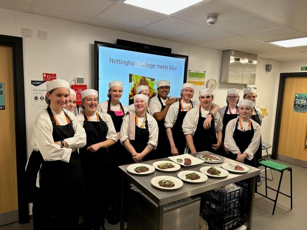 Contract caterer Elior 'inspires' Nottingham College students 