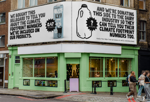 Oatly calls for climate labelling on all food & drink sold in UK 