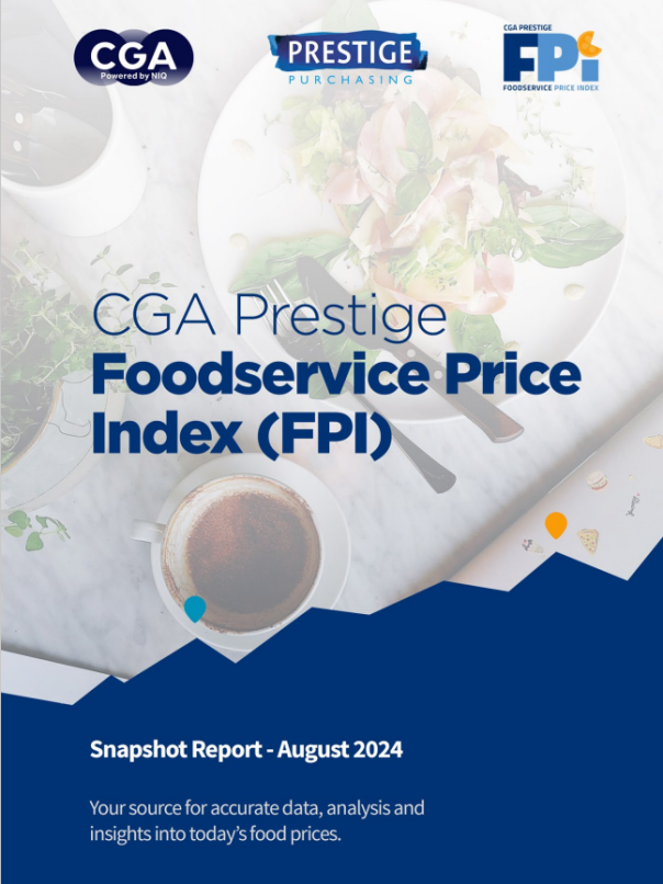 Foodservice inflation eases again but beverages drive month-on-month rise 