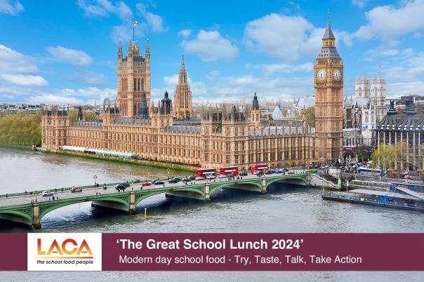 LACA to serve MPs & Lords with nutritious school food at Westminster event