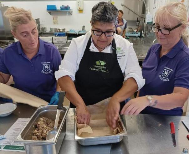 Plant-based training for catering staff 