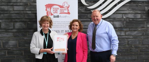 ESS receives Soil Association Food for Life bronze certification at Senedd Cymru