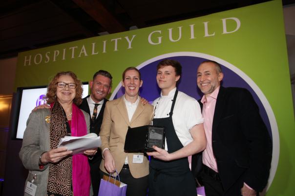Connor Black, winner of the 2013 Hospitality Higher Apprentice of the Year People First Apprenticeship Awards open nominations hospitality industry