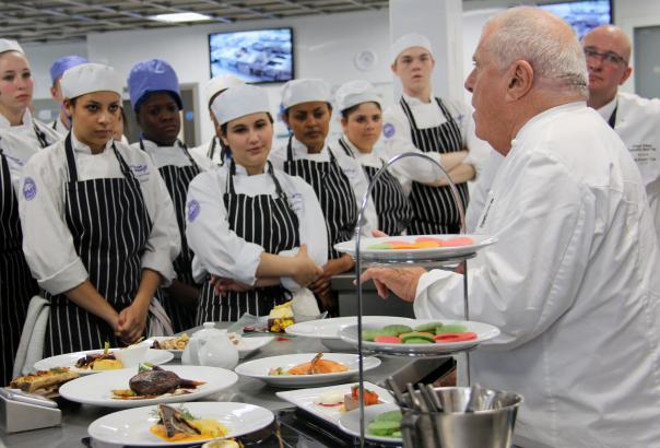 Albert Roux OBE South Thames College Investec Derby Epsom catering menu pitches