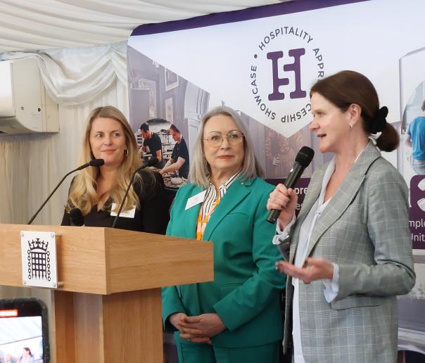 Emma McClarkin, Jill Whittaker and Kate Nicholls 