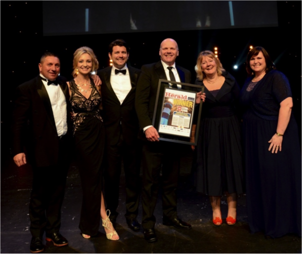 CATERed wins CSR award at local paper's awards night