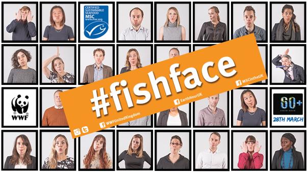 MSC, WWF, Earth Hour, #fishface, images