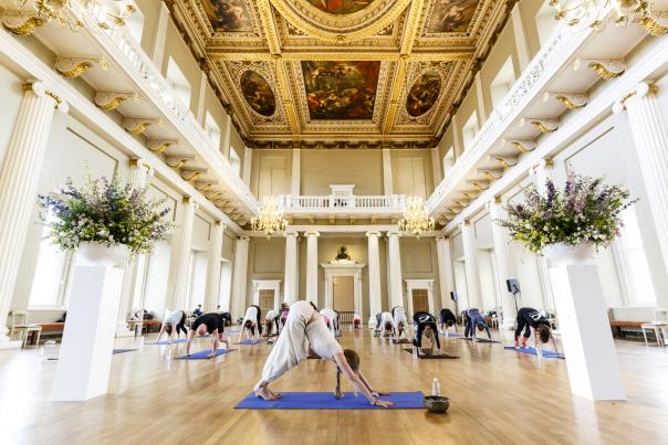 Food by Dish hosts yoga breakfast at Banqueting House