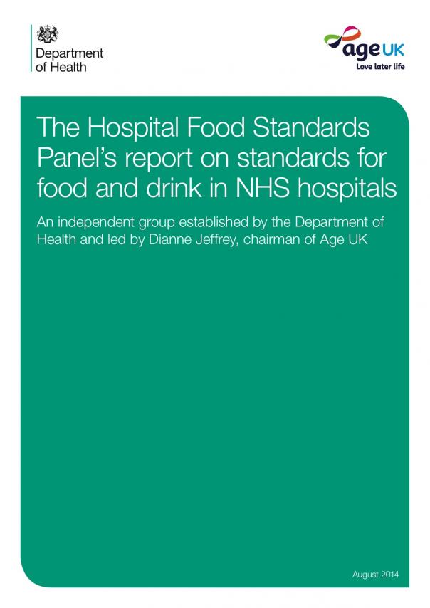 Hospital Food Standards Panel report