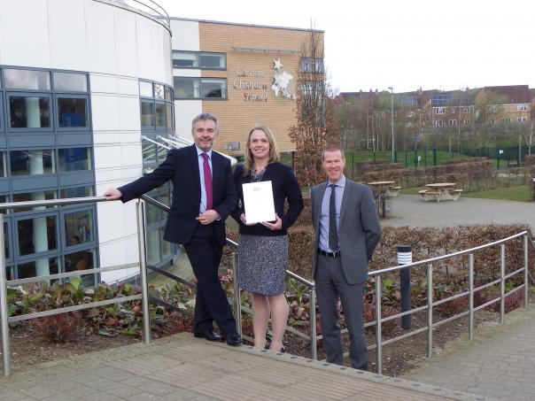 Owner directors Kevin Cannon, Louise Wymer & Robert Smith Catering Academy receives first Food for Life silver accreditation