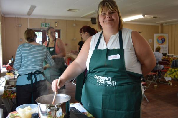 Children's Food Trust Holiday Kitchen Unilever training