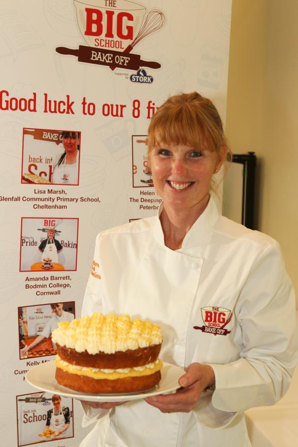 Big School Bake Off winner Sarah Medlicott Unilever LACA Jo Wheatley