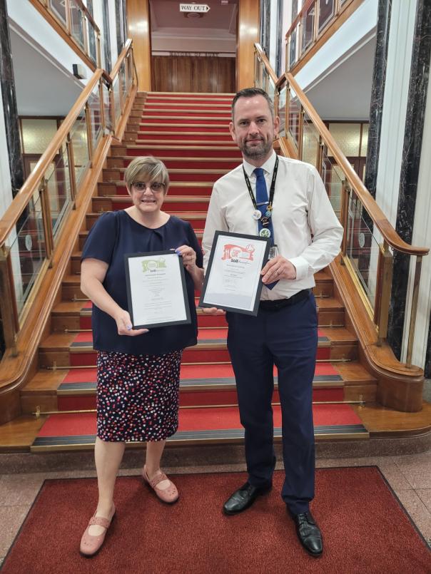Bury Council achieves silver Food for Life Award 