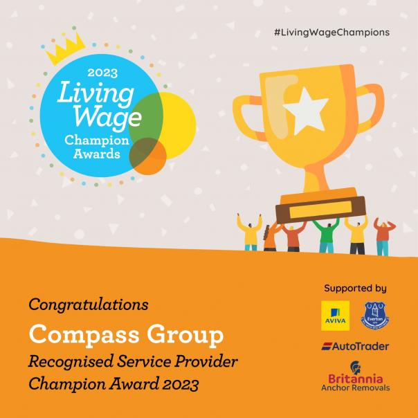 Compass secures Living Wage Champion Award  