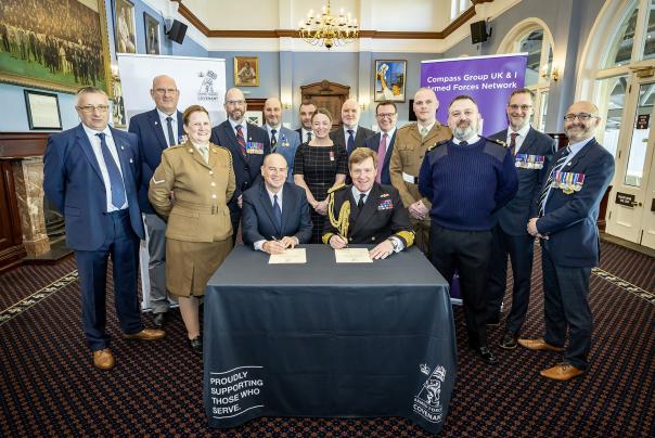 Compass retains Armed Forces Gold Employer Recognition Scheme status 